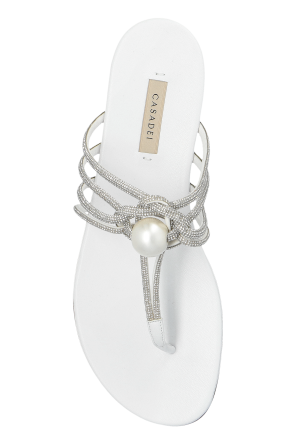 Casadei Slides with shimmering applications