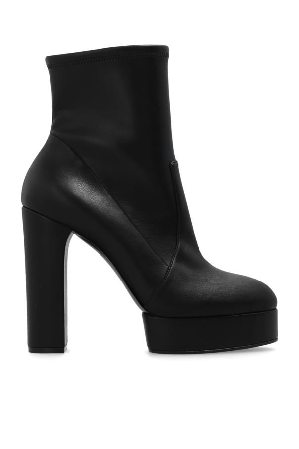 Heeled ankle boots with leather od Casadei