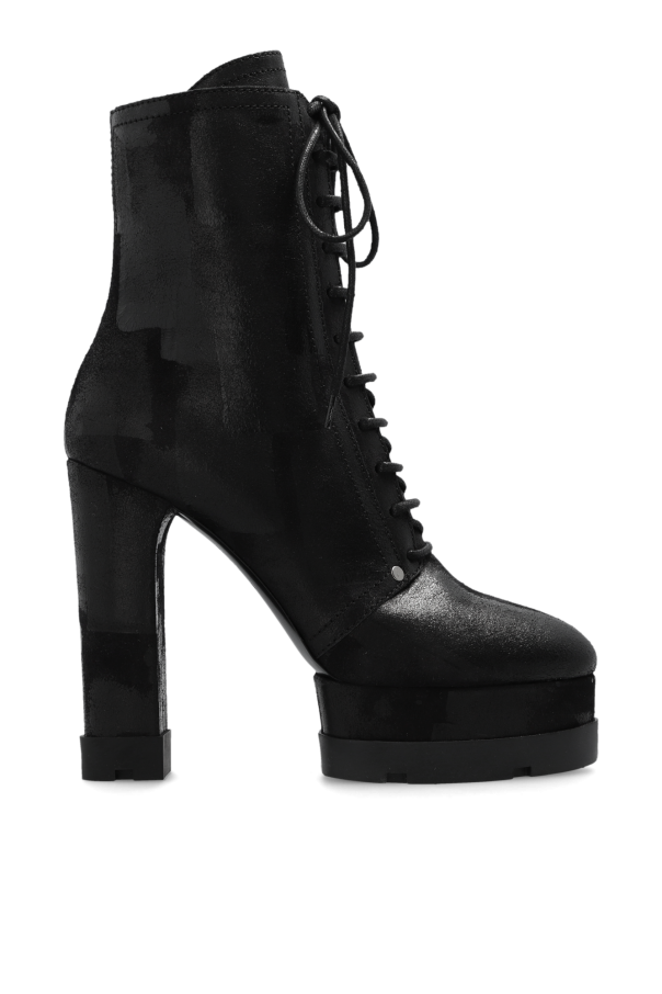 ‘Nancy Cyber Lab’ platform ankle boots od Casadei