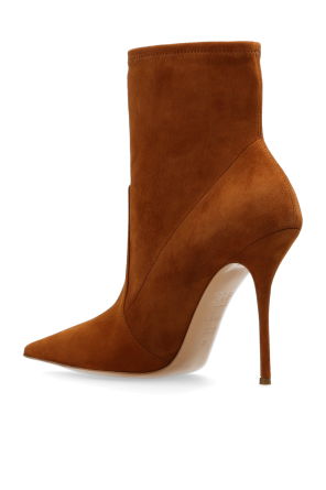 Casadei Suede heeled ankle boots