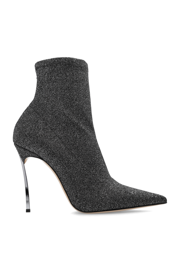 ‘Super Blade’ heeled ankle boots od Casadei