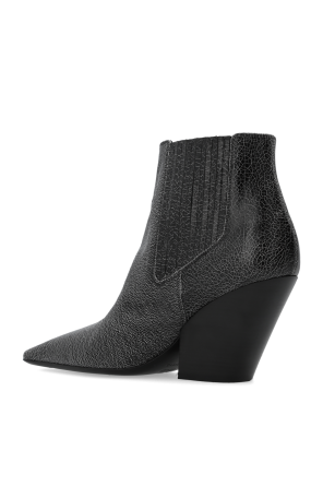 Casadei Leather heeled ankle boots