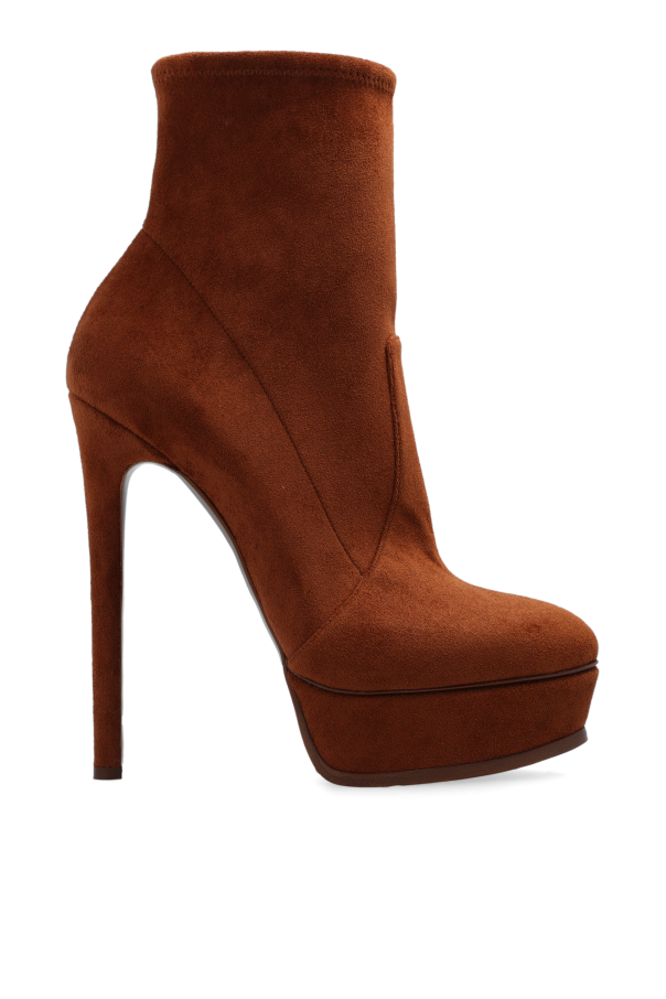 ‘Flora’ platform ankle boots od Casadei