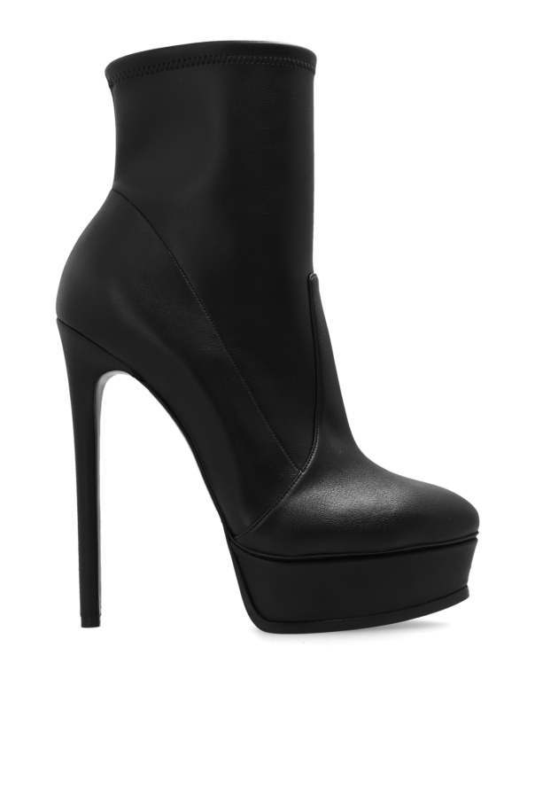 ‘Flora’ platform ankle boots od Casadei