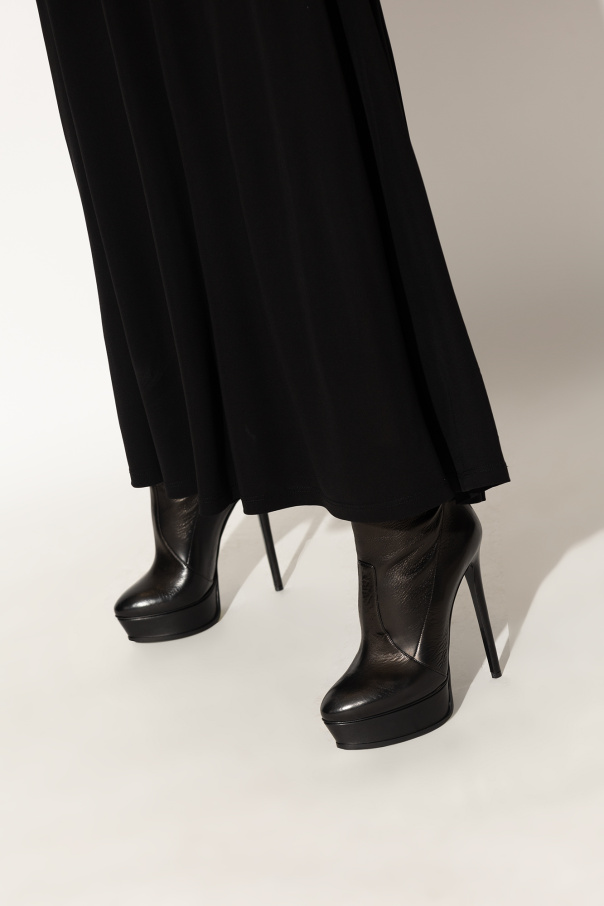 Casadei ‘Flora’ platform ankle boots