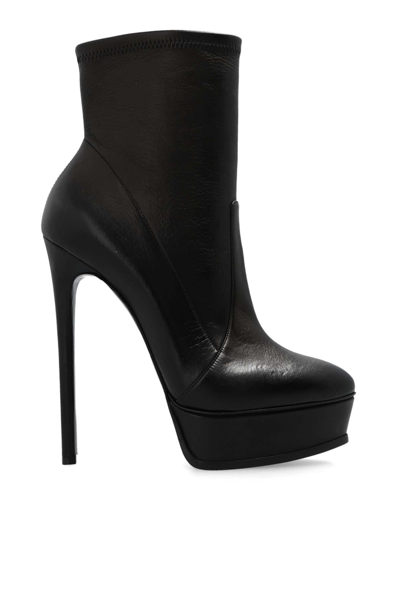 Black ‘Flora’ platform ankle boots Casadei - Vitkac GB