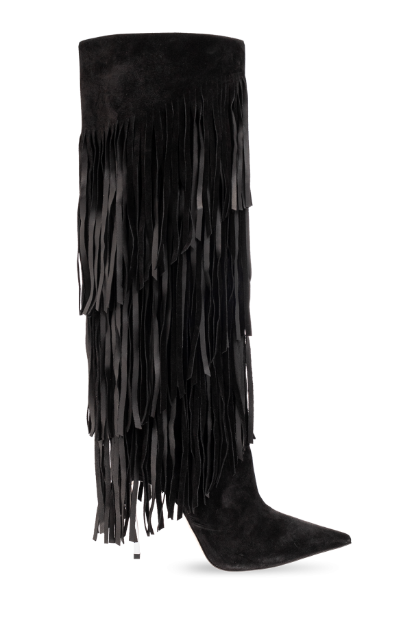‘Super Blade’ heeled boots od Casadei