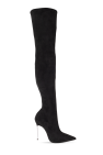 Casadei Suede thigh-high boots