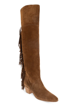 Casadei Stiefel mit Absatz aus Veloursleder