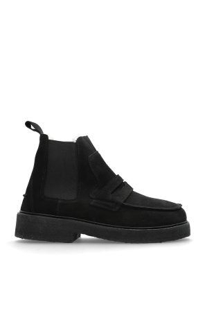 Chelsea-Stiefeletten aus Veloursleder `Chelsea Velour`