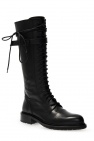Ann Demeulemeester BLACK Heeled lace-up boots