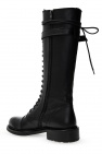 Ann Demeulemeester BLACK Heeled lace-up boots
