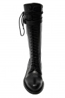 Ann Demeulemeester BLACK Heeled lace-up boots