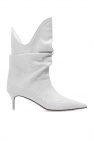 The Attico WHITE ‘Tate’ heeled ankle boots