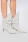 The Attico WHITE ‘Tate’ heeled ankle boots