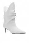 The Attico WHITE ‘Tate’ heeled ankle boots