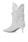 The Attico WHITE ‘Tate’ heeled ankle boots