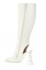 Jacquemus WHITE ‘Olive’ heeled boots