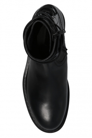 Ann Demeulemeester Leather Chuck boots