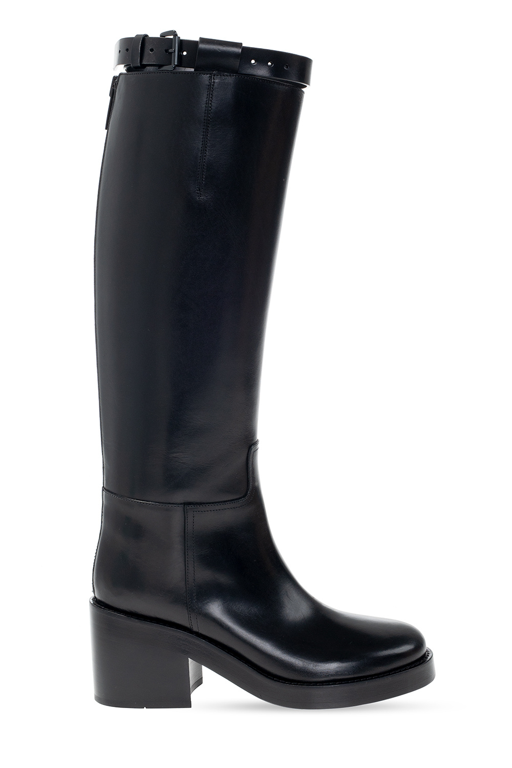 Ann Demeulemeester ‘Stan’ heeled knee-high boots