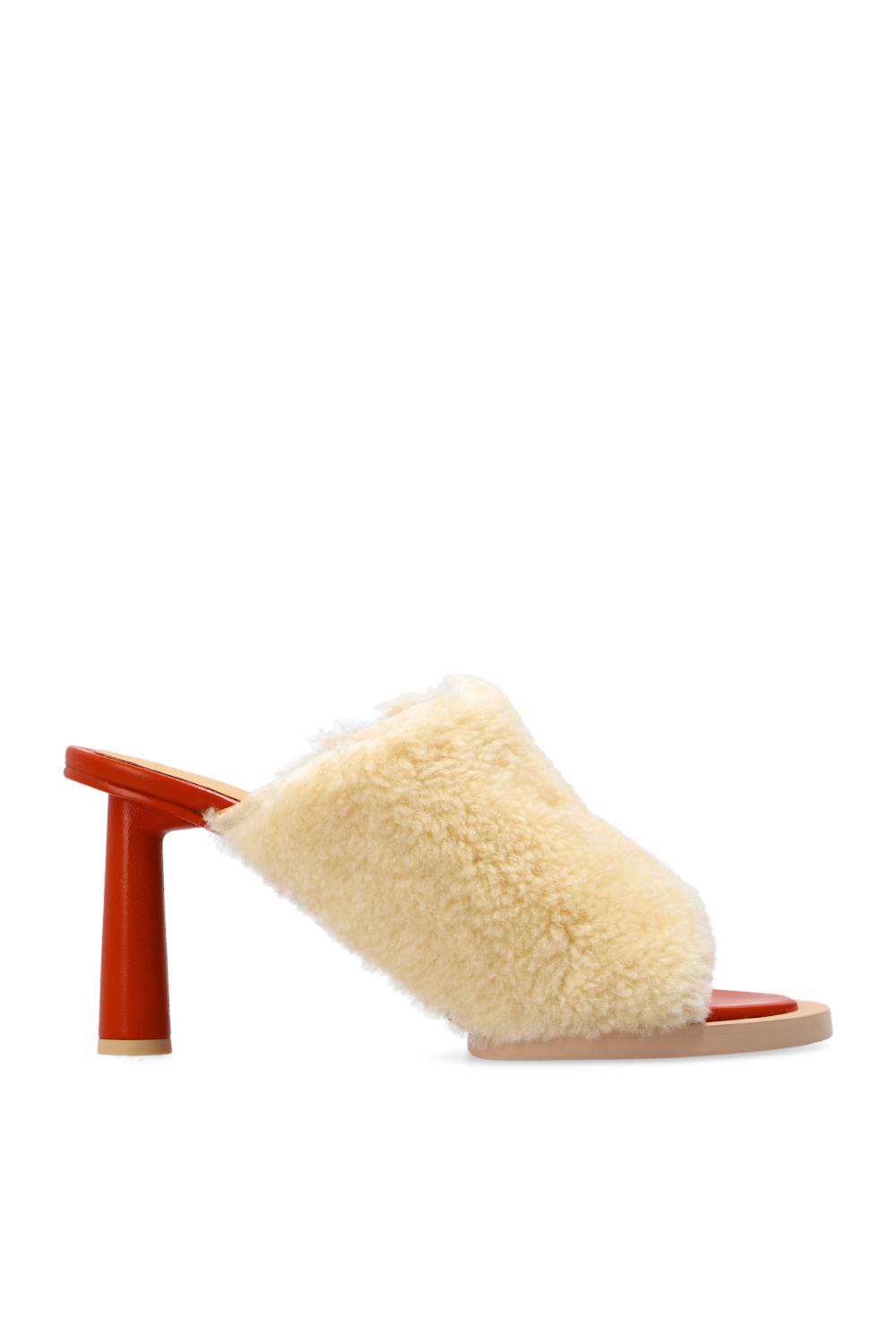 Jacquemus Heeled fur mules