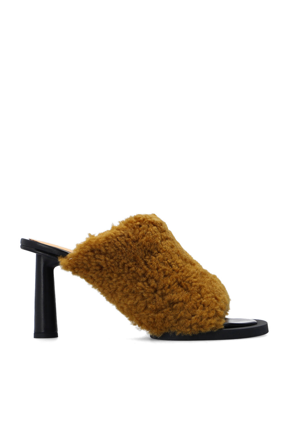 Jacquemus Fur heeled mules