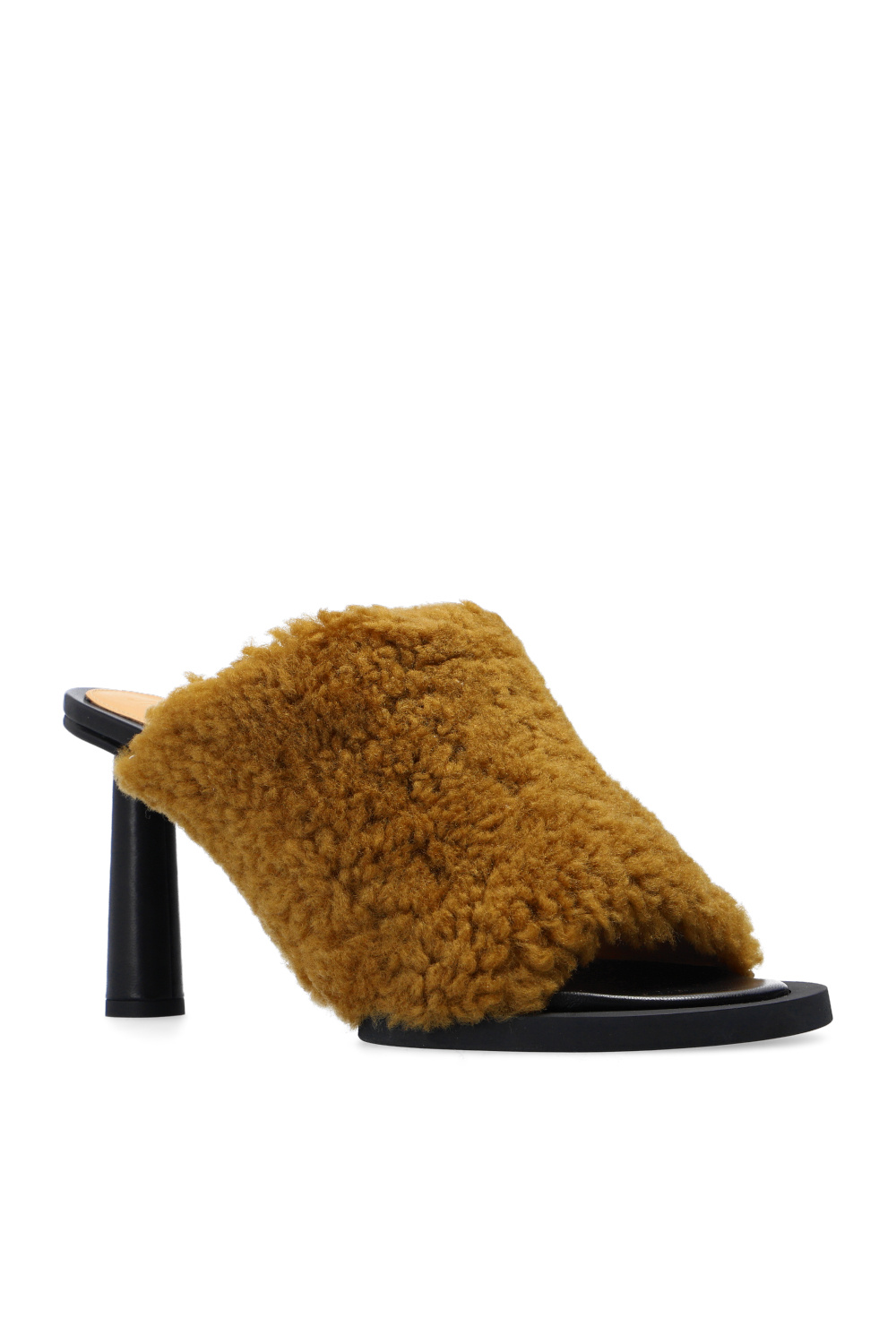 Jacquemus Fur heeled mules