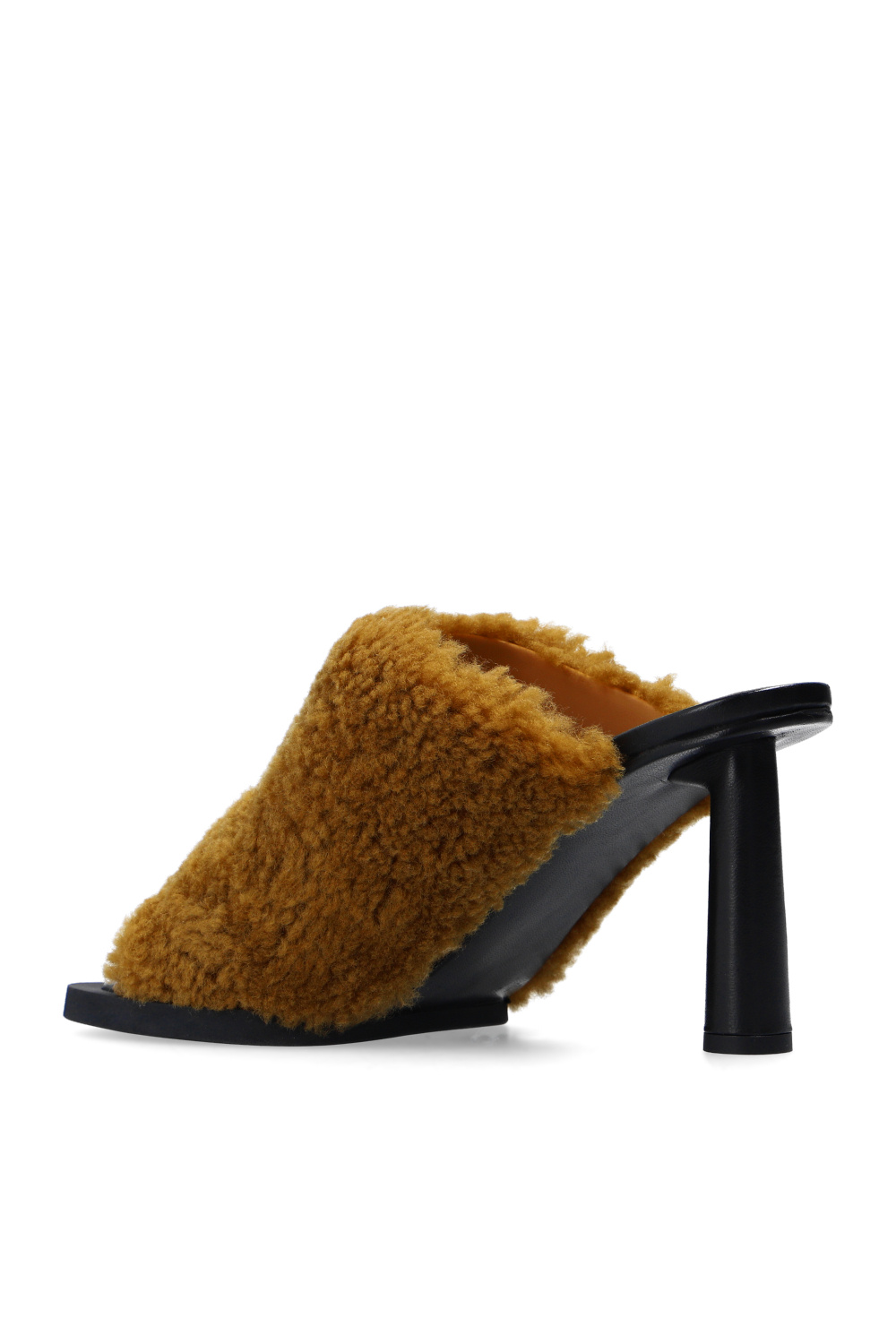 Jacquemus Fur heeled mules