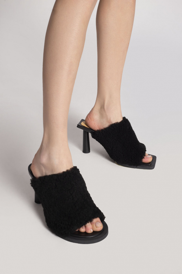 Jacquemus Pierra leather platform sandals Schwarz