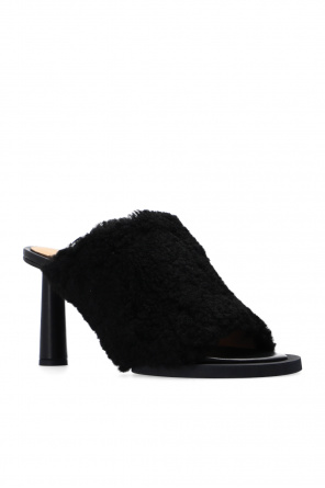 Jacquemus Pierra leather platform sandals Schwarz