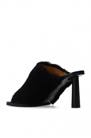 Jacquemus Pierra leather platform sandals Schwarz