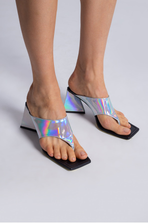 ‘devon’ heeled flip-flops od The Attico
