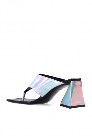 The Attico ‘Devon’ heeled flip-flops