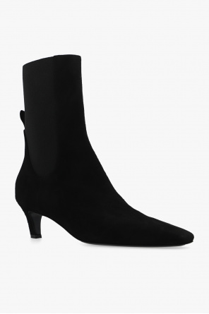 TOTEME Suede heeled ankle boots