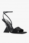 The Attico BLACK ‘Cheope’ heeled sandals