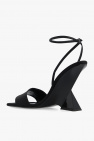 The Attico BLACK ‘Cheope’ heeled sandals