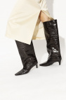 TOTEME BROWN ‘Shaft’ heeled boots