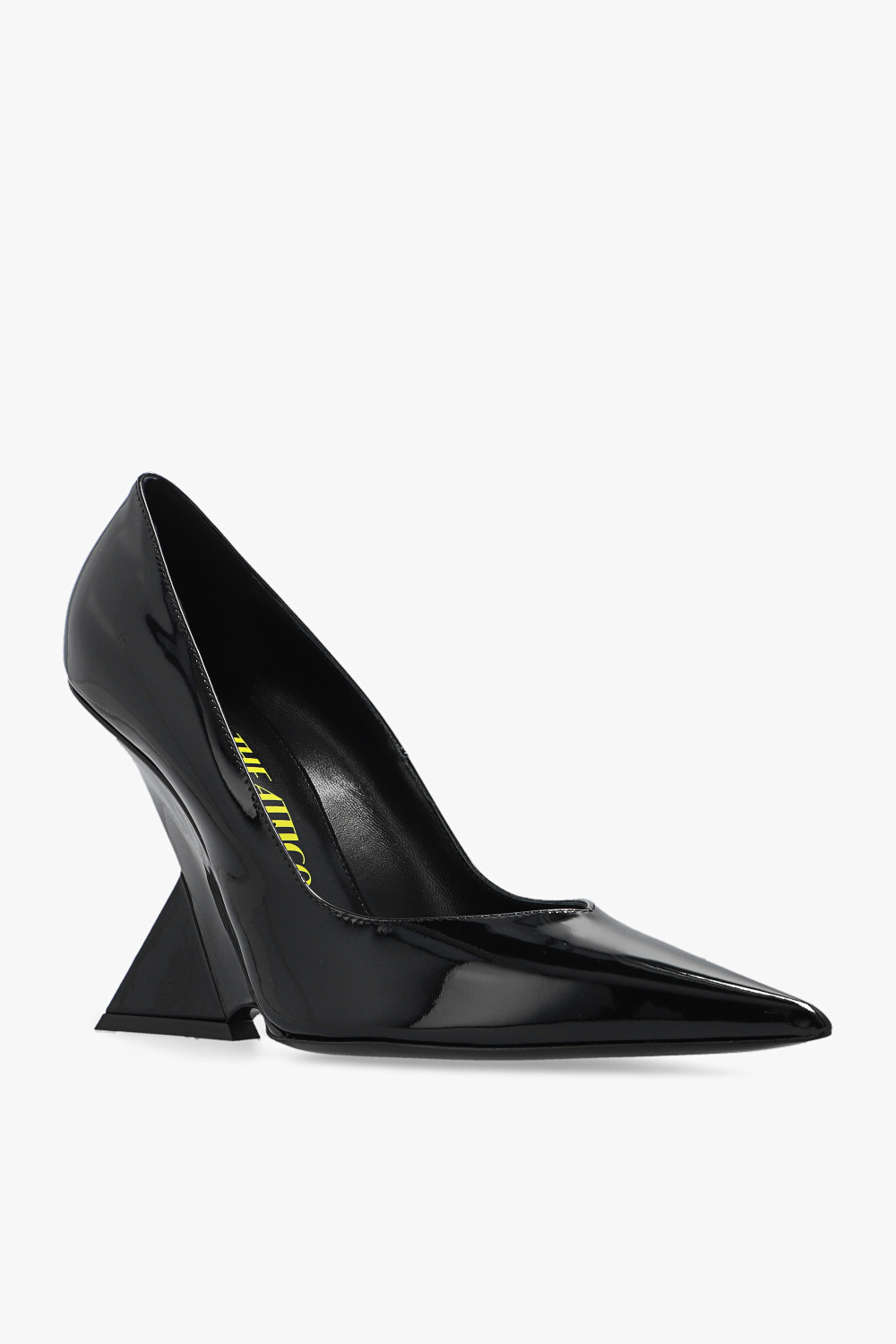 The Attico ‘Cheope’ patent leather wedge mules