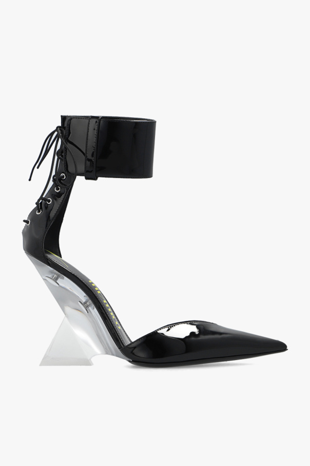 The Attico ‘Cheope’ pumps with decorative heel