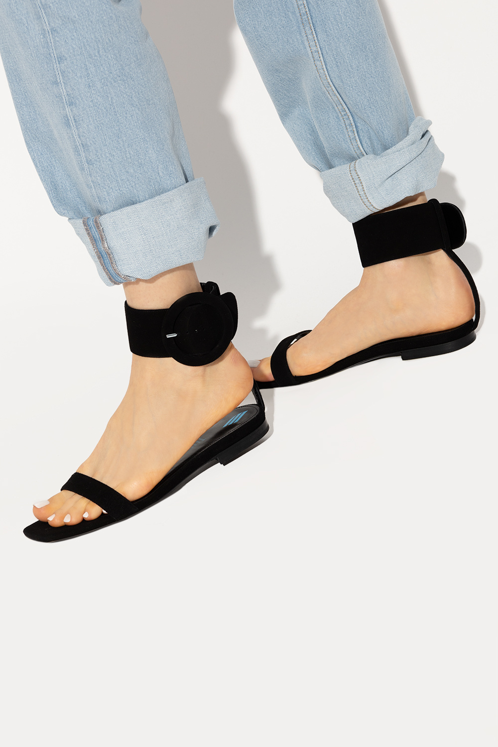 The Attico ‘Last Night’ suede sandals