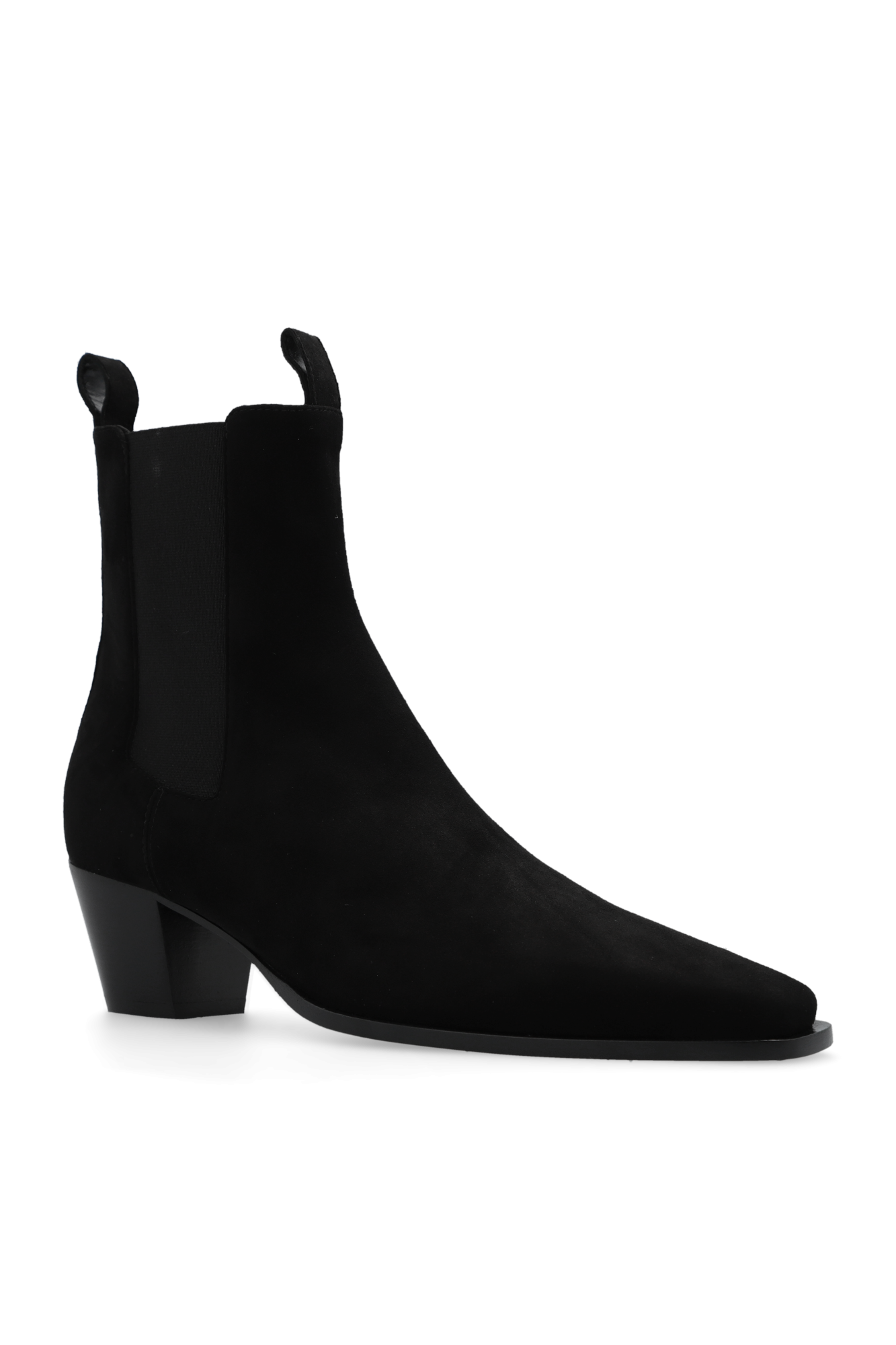 TOTEME Suede heeled ankle boots