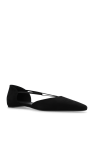 TOTEME BLACK Suede ballet flats