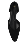 TOTEME BLACK Suede ballet flats