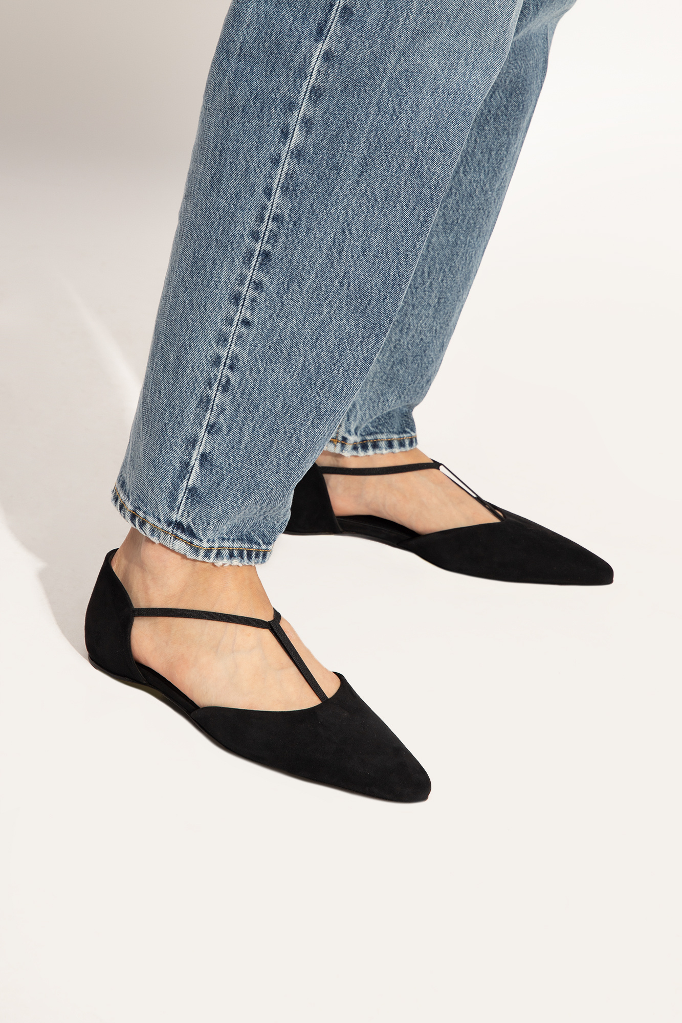 TOTEME Suede ballet flats