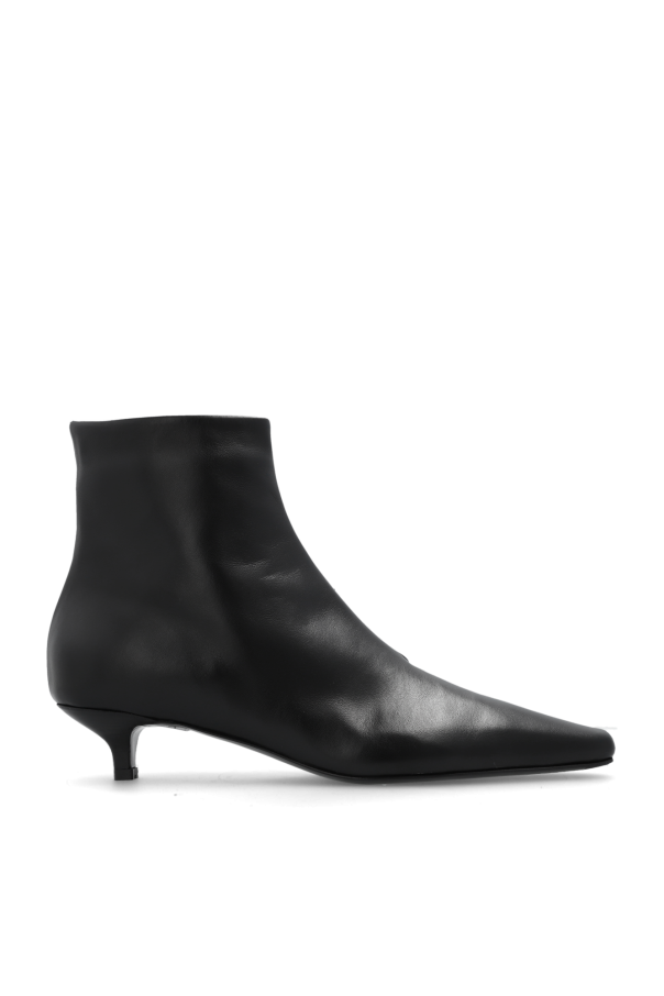 TOTEME Leather heeled ankle boots