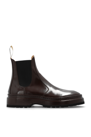 ‘pavane’ leather chelsea boots od Jacquemus