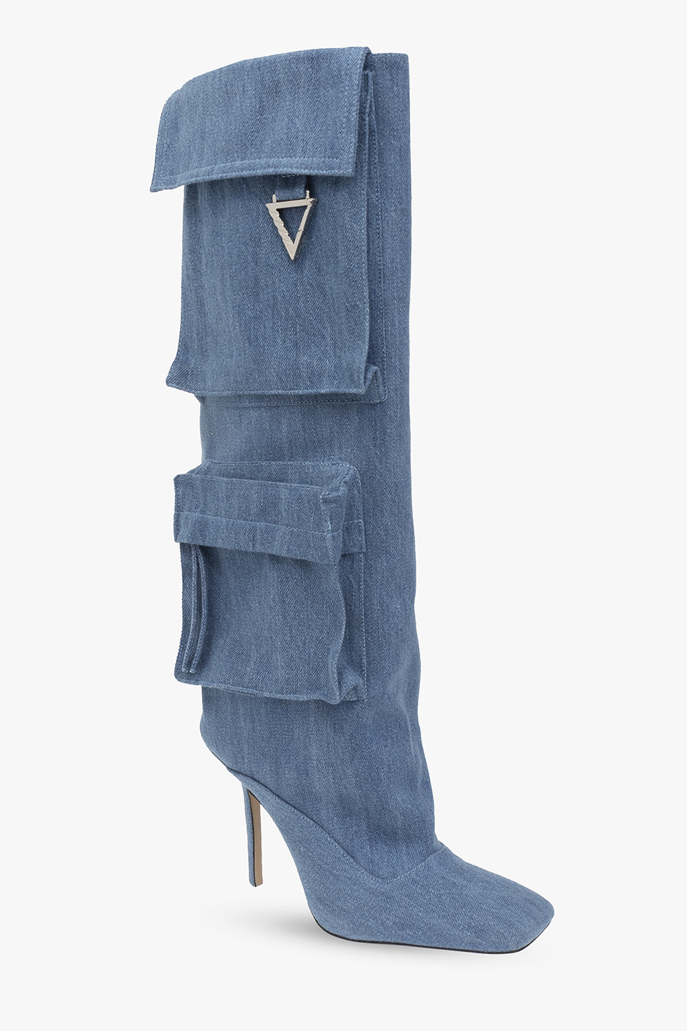 The Attico ‘Sienna’ denim heeled boots