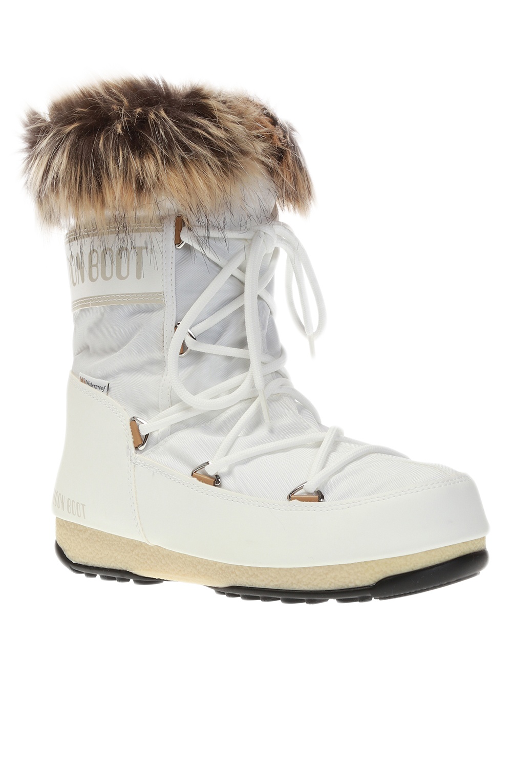 Geox s Shoes Cognac J26CVA - 'Monaco' snow boots Moon Boot - IetpShops GB