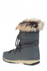 Moon Boot GREY ‘Monaco Low’ snow boots
