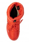 Moon Boot ORANGE ‘Nylon Low’ snow boots